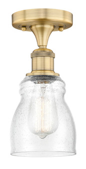 Edison One Light Semi-Flush Mount in Brushed Brass (405|6161FBBG394)