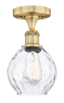 Edison One Light Semi-Flush Mount in Brushed Brass (405|6161FBBG362)