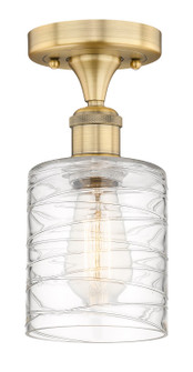Edison One Light Semi-Flush Mount in Brushed Brass (405|6161FBBG1113)