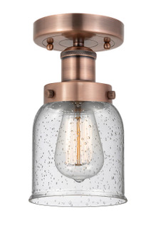Edison One Light Semi-Flush Mount in Antique Copper (405|6161FACG54)