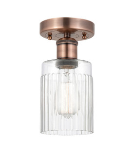 Edison One Light Semi-Flush Mount in Antique Copper (405|6161FACG342)