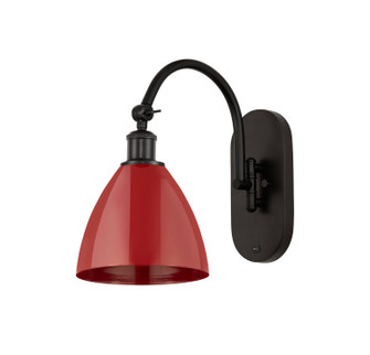 Ballston One Light Wall Sconce in Oil Rubbed Bronze (405|5181WOBMBD75RD)