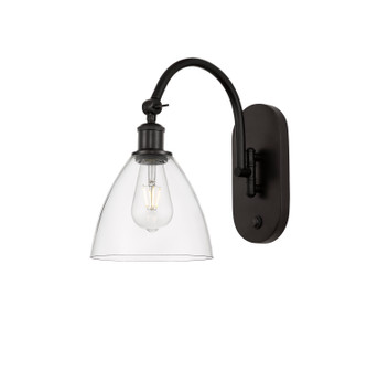 Ballston One Light Wall Sconce in Oil Rubbed Bronze (405|5181WOBGBD752)
