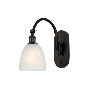 Ballston One Light Wall Sconce in Oil Rubbed Bronze (405|5181WOBG381)