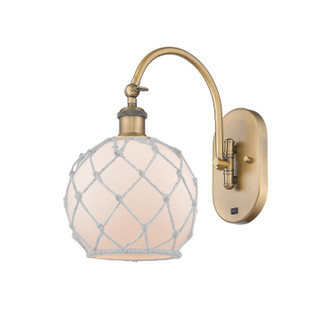 Ballston One Light Wall Sconce in Brushed Brass (405|5181WBBG1218RW)