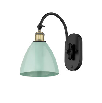 Ballston One Light Swing Arm in Black Antique Brass (405|5181WBABMBD75SF)