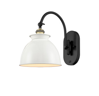 Ballston One Light Wall Sconce in Black Antique Brass (405|5181WBABM14W)
