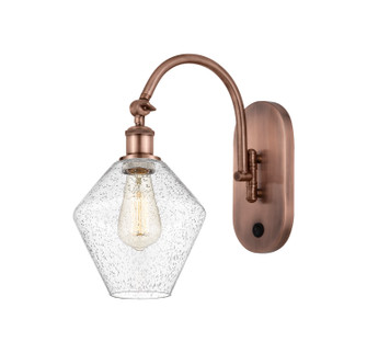 Ballston One Light Wall Sconce in Antique Copper (405|5181WACG6548)