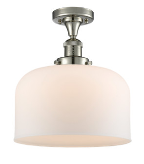 Franklin Restoration One Light Semi-Flush Mount in Polished Nickel (405|5171CHPNG71L)