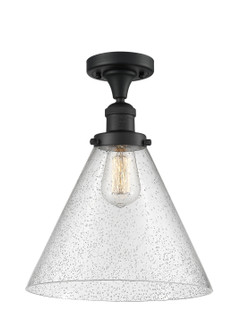 Franklin Restoration LED Semi-Flush Mount in Matte Black (405|5171CHBKG44LLED)