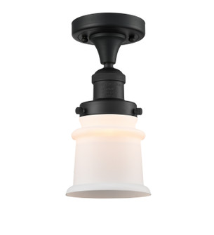 Franklin Restoration LED Semi-Flush Mount in Matte Black (405|5171CHBKG181SLED)