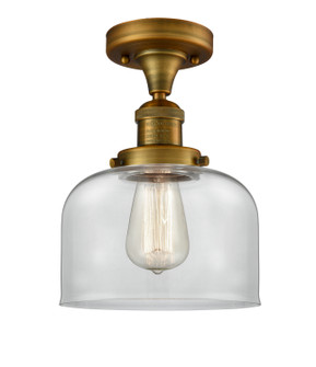 Franklin Restoration One Light Semi-Flush Mount in Brushed Brass (405|5171CHBBG72)