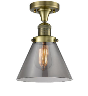 Franklin Restoration One Light Semi-Flush Mount in Antique Brass (405|5171CHABG43)