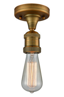 Franklin Restoration One Light Semi-Flush Mount in Brushed Brass (405|5171CBB)