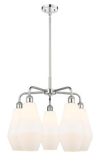 Downtown Urban Five Light Chandelier in Polished Chrome (405|5165CRPCG6517)