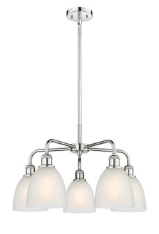 Ballston Five Light Chandelier in Polished Chrome (405|5165CRPCG381)