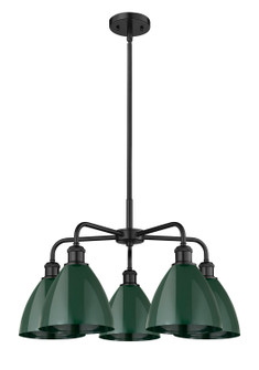 Ballston Five Light Chandelier in Matte Black (405|5165CRBKMBD75GR)
