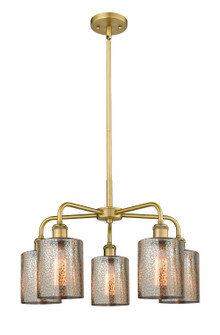 Ballston Five Light Chandelier in Brushed Brass (405|5165CRBBG116)