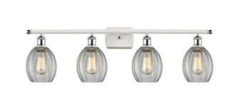 Ballston Four Light Bath Vanity in White Polished Chrome (405|5164WWPCG82)