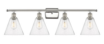 Ballston Four Light Bath Vanity in Polished Nickel (405|5164WPNGBC84)