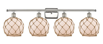 Ballston Four Light Bath Vanity in Polished Nickel (405|5164WPNG1218RB)