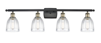 Ballston Four Light Bath Vanity in Black Antique Brass (405|5164WBABG442)