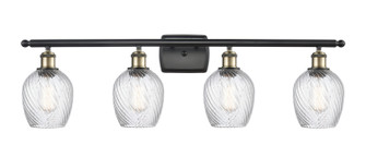 Ballston Four Light Bath Vanity in Black Antique Brass (405|5164WBABG292)