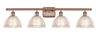 Ballston Four Light Bath Vanity in Antique Copper (405|5164WACG422)
