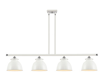 Ballston Four Light Island Pendant in White Polished Chrome (405|5164IWPCM14W)