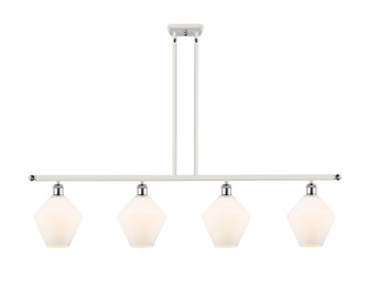 Ballston Four Light Island Pendant in White Polished Chrome (405|5164IWPCG6518)