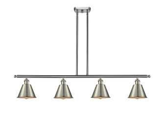 Ballston Four Light Island Pendant in Brushed Satin Nickel (405|5164ISNM8)