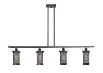 Austere Four Light Island Pendant in Brushed Satin Nickel (405|5164ISNCE219) Austere Four Light Island Pendant in Brushed Satin Nickel (405|5164ISNCE219)