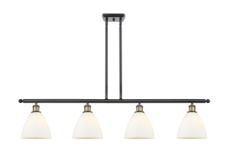 Ballston Four Light Island Pendant in Satin Gold (405|5164ISGGBD751)