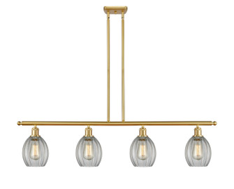 Ballston Four Light Island Pendant in Satin Gold (405|5164ISGG82) Ballston Four Light Island Pendant in Satin Gold (405|5164ISGG82)
