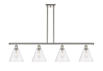 Ballston Four Light Island Pendant in Polished Nickel (405|5164IPNGBC84)