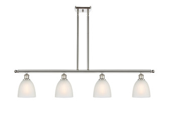 Ballston Four Light Island Pendant in Polished Nickel (405|5164IPNG381)