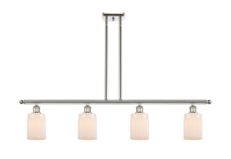 Ballston Four Light Island Pendant in Polished Nickel (405|5164IPNG341)