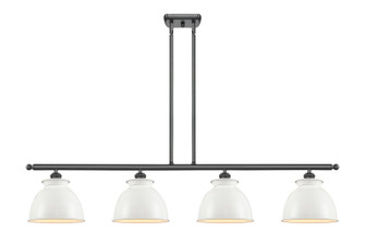 Ballston Four Light Island Pendant in Matte Black (405|5164IBKM14W)