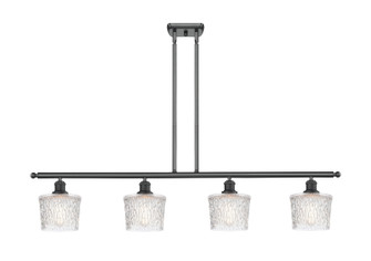 Ballston Four Light Island Pendant in Matte Black (405|5164IBKG402)
