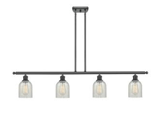 Ballston Four Light Island Pendant in Matte Black (405|5164IBKG2511)