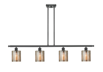Ballston Four Light Island Pendant in Matte Black (405|5164IBKG116)
