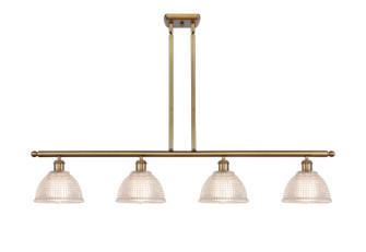 Ballston Four Light Island Pendant in Brushed Brass (405|5164IBBG422)