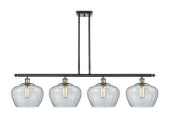 Ballston Four Light Island Pendant in Black Antique Brass (405|5164IBABG92L)