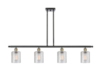 Ballston Four Light Island Pendant in Black Antique Brass (405|5164IBABG112)