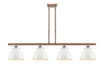 Ballston Four Light Island Pendant in Antique Copper (405|5164IACM14W)