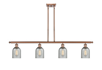 Ballston Four Light Island Pendant in Antique Copper (405|5164IACG257)
