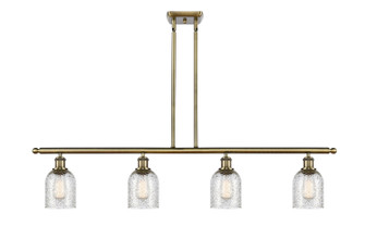Ballston Four Light Island Pendant in Antique Brass (405|5164IABG259)