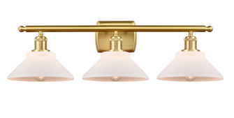 Ballston Three Light Bath Vanity in Satin Gold (405|5163WSGG131)