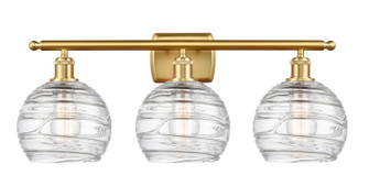 Ballston Three Light Bath Vanity in Satin Gold (405|5163WSGG12138)