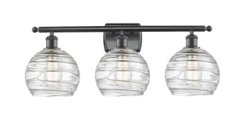 Ballston Three Light Bath Vanity in Matte Black (405|5163WBKG12138)